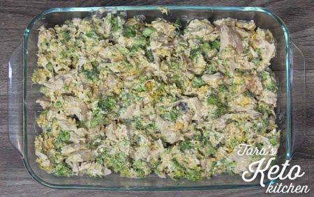 making keto chicken casserole (5)