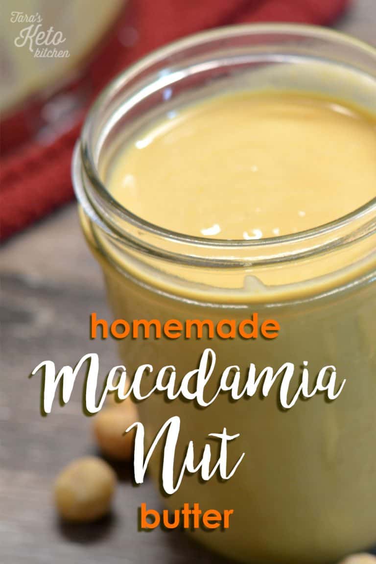 Homemade Macadamia Nut Butter from Tara's Keto Kitchen