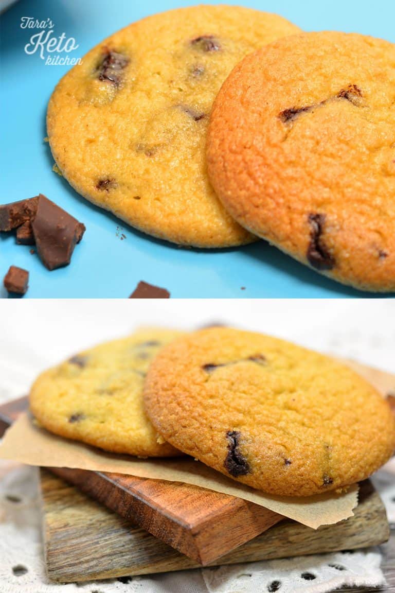 Keto Chocolate Chip Cookies from Tara's Keto Kitchen