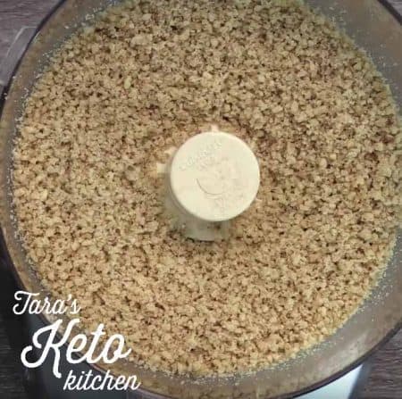 processed walnuts for Keto Cheesecake Crust