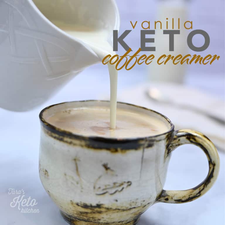 Vanilla Keto Coffee Creamer Recipe 0 carb Tara's Keto Kitchen