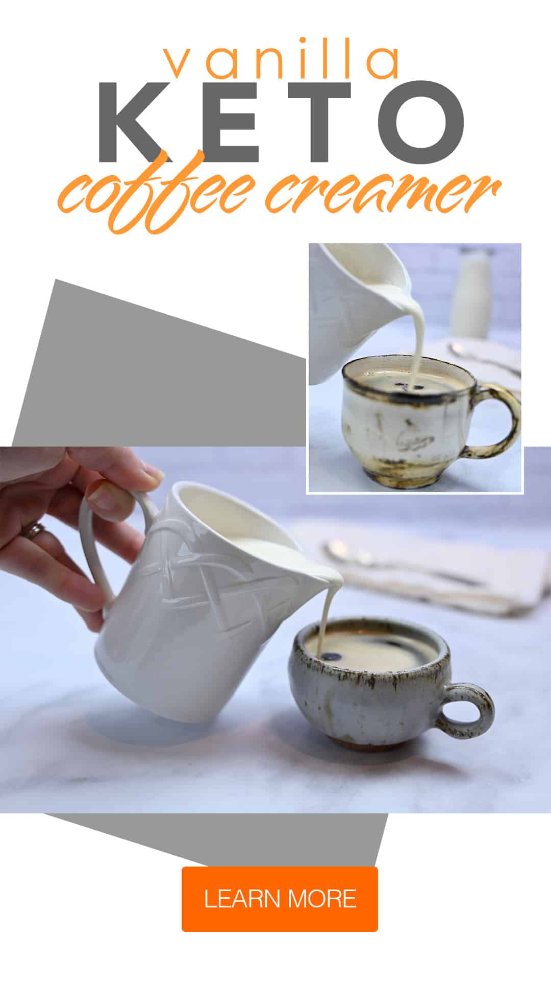 Vanilla Keto Coffee Creamer Recipe 0 carb Tara's Keto Kitchen