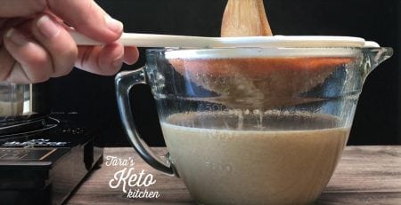 keto Pumpkin Spice Ice Cream preperation