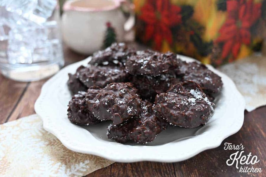 Dark Chocolate Toasted Coconut Clusters