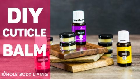 diy cuticle balm shown stacked on top of each other