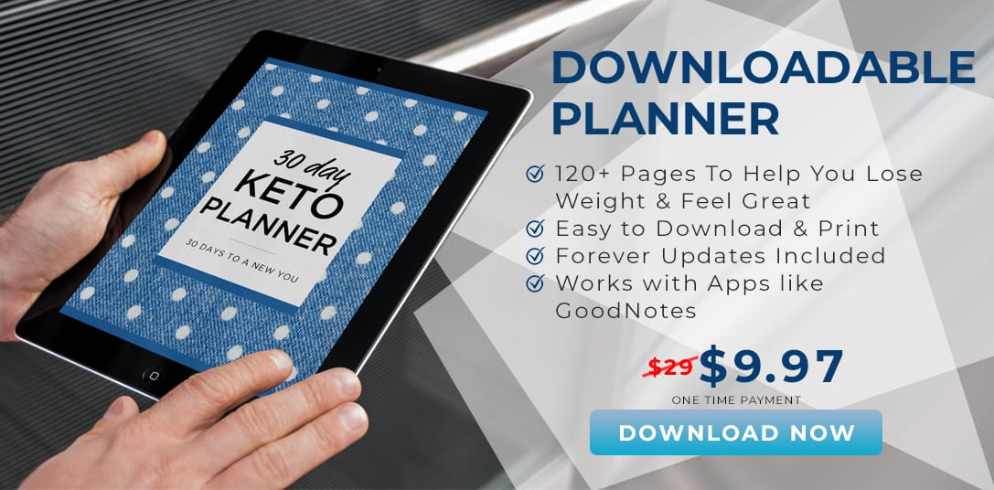 30 Day Keto Planner - Rapid Keto Weight Loss Challenge Planner!
