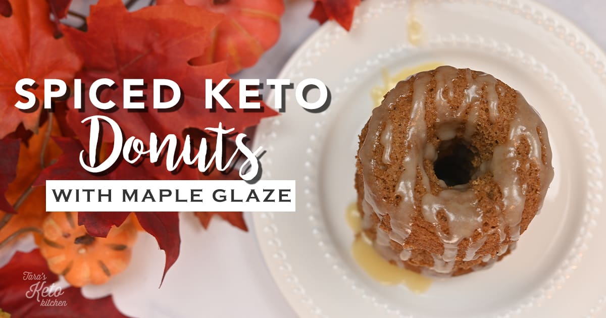 Spiced Keto Donuts - Diabetic & Keto Dessert From Health Coach Tara