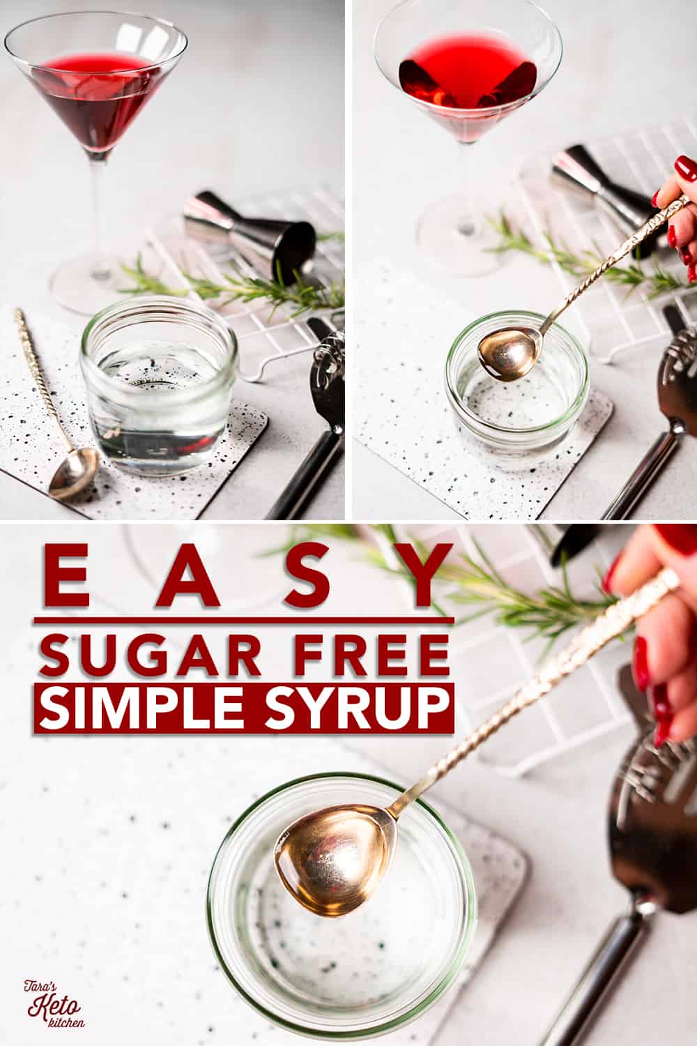 Easy Sugar Free Simple Syrup A 5 Minute Recipe Tara's Keto Kitchen
