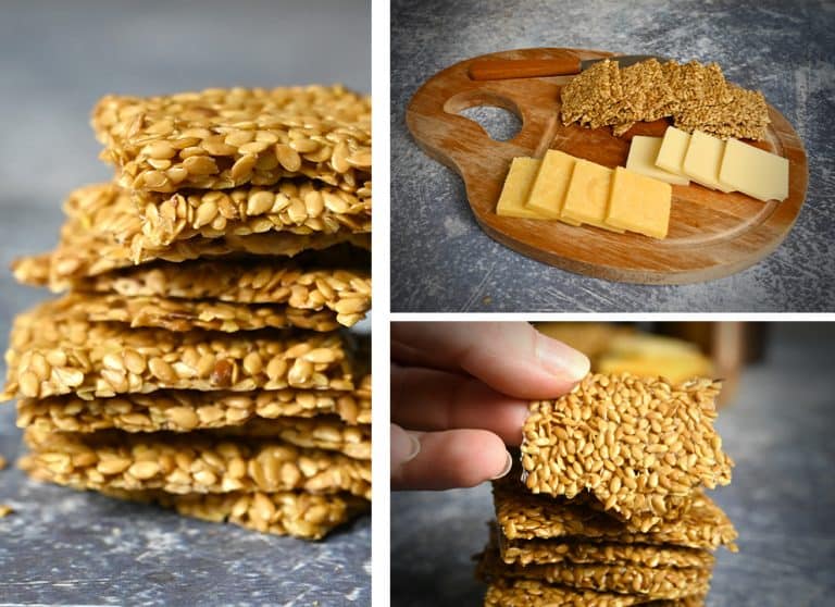 Zero Carb Flax Seed Crackers from Tara's Keto Kitchen