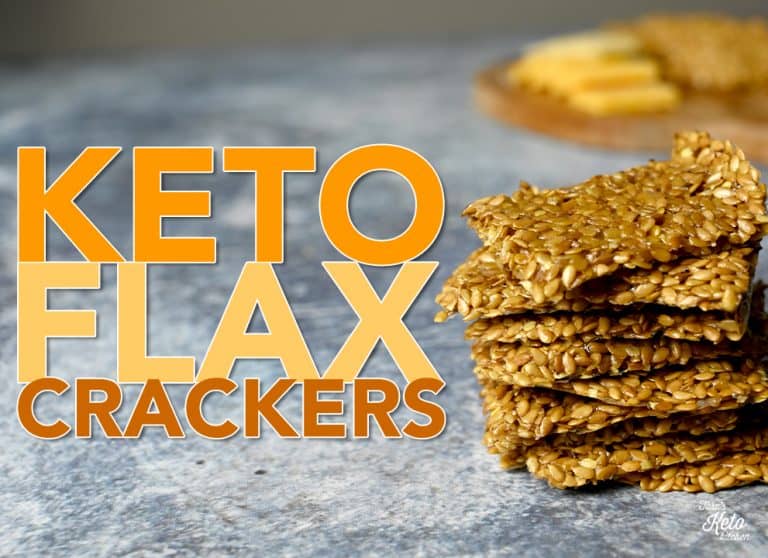 Zero Carb Flax Seed Crackers from Tara's Keto Kitchen