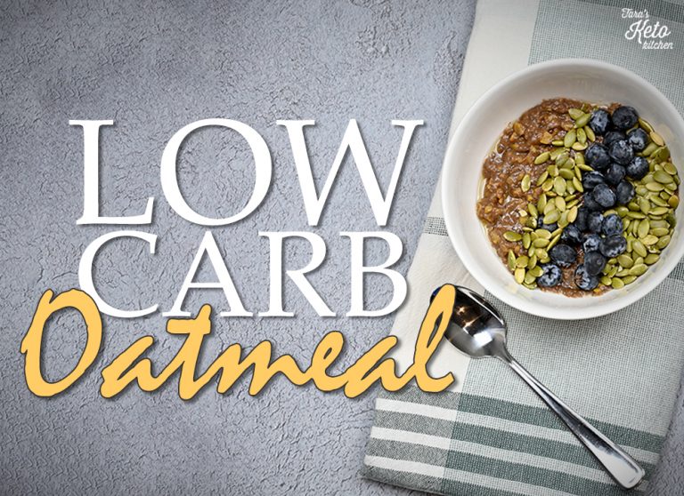 Low Carb Oatmeal (Keto Superfood Oatmeal) from Tara's Keto Kitchen